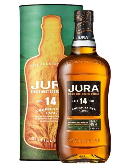Джура Американски Ръж Каск 0,7Л 40% / Isle of Jura 14y American Rye Cask 0,7l 40%