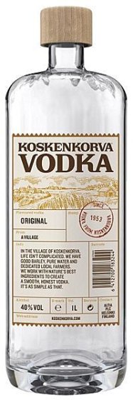 Водка Коскенкорва 1,0Л 40% / Vodka Koskenkorva 1,0L 40%