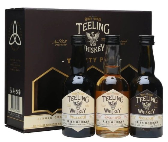Тийлинг Тринити Мини Сет 46% 3 х 0,05Л / Teeling Whiskey Trinity Pack 3×0,05l 46% GB
