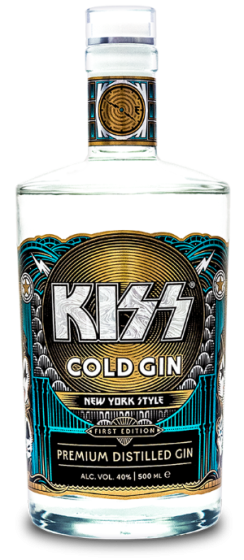 KISS Голд Джин 0,5Л 40% / KISS Gold Gin 0,5l 40%