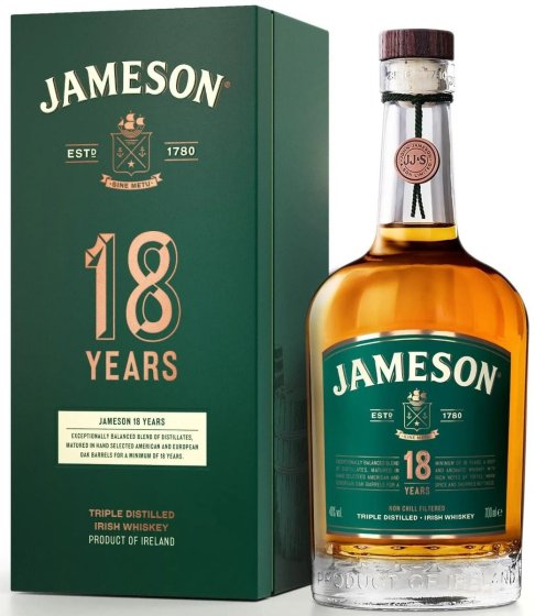 Джеймисън 18yo 0,7л 40% / Jameson 18YO 0,7 40%