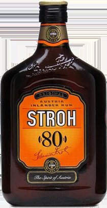 Ром Щро 0,5л 80% / Stroh rum 0,5L 80%