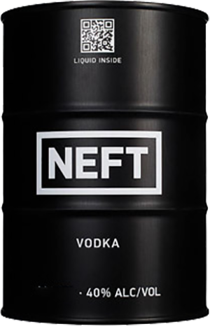 Нефт Водка Черна 0,7л 40% / Neft Black Barrel Vodka 0,7l 40%