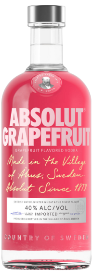 Абсолют Грейпфрут 0,7л 40% / Absolut Grapefruit 0,7L 40%