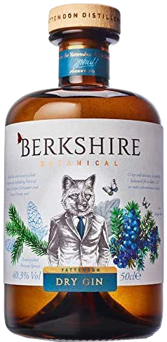 Джин Бъркшир Ботаникал 0,5Л 40,3% / Gin Berkshire Botanical Dry 0.5L 40,3%