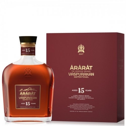 Бренди Арарат Васпуракан 15YO 0,7л 40% / Brandy Ararat Vaspurakan 15y 0,7l 40%