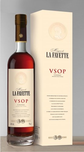Коняк Маркиз дьо Ла Файет V.S.O.P. 0,7Л 40% / Cognac Marquis de La Fayette V.S.O.P. 0,7L 40%