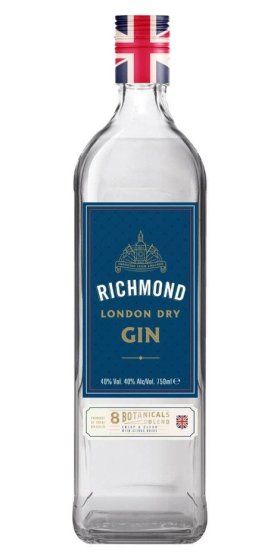 Ричмънд Лондон Драй Джин 0,7Л 37,5% / Richmond Gin 0,7L 37,5%