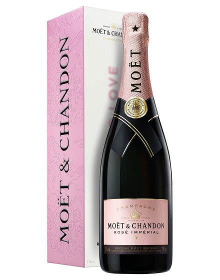 Моет & Шандон Розе Империал Любовна Кутия 0,75Л 12% / Moët & Chandon Rose Imperial Love 0,7l 12%