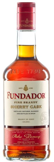 Бренди Фундадор 0,7Л 36% / Brandy Fundador Sherry Cask 0,7L 36%