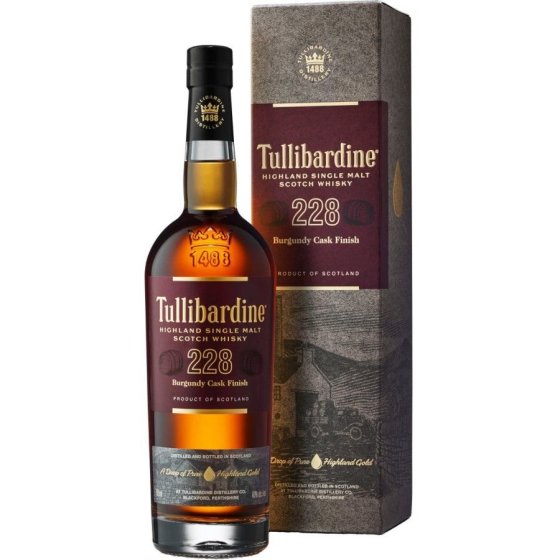 Тълибардин 228 Бургунди Каск 0,7Л 43% / Tullibardine 228 Burgundy Cask Finish 0,7L 43%