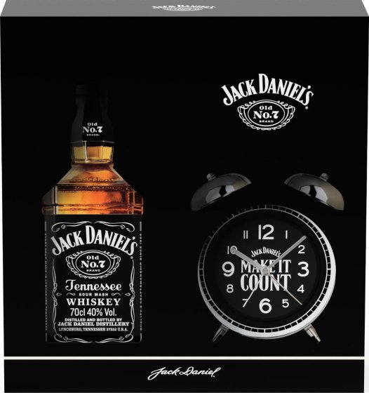 Джак Даниелс + будилник 0,7Л 40% / Jack Daniel's No.7 + Retro Budík 0,7l 40% GB